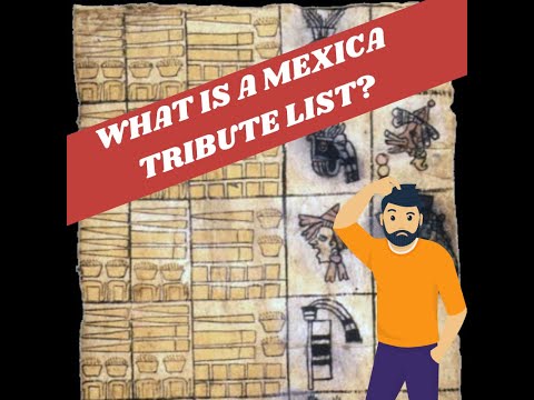 What is a Mexica Tribute List?