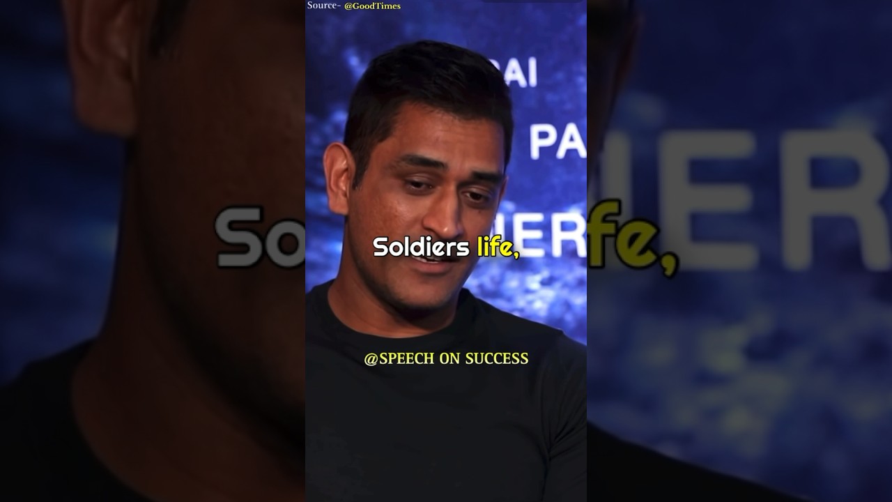 Soldier's Life is Beyond Cricket | MS Dhoni🇮🇳🔥