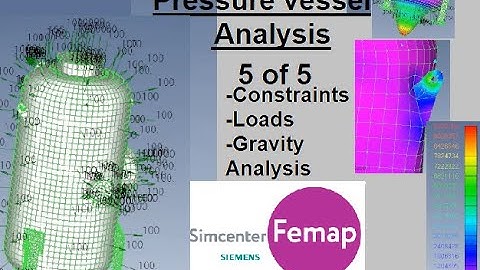 Femap Nastran drukvatanalyse serie 5 van 5. Belastingsopstelling, zwaartekrachtopstelling, Analyse