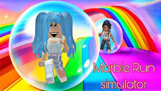 Sobrevivendo na corrida da bolha - Marble Run Simulator screenshot 2