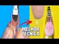 NOVA TÉCNICA PARA FAZER UNHAS USANDO POLY GEL!