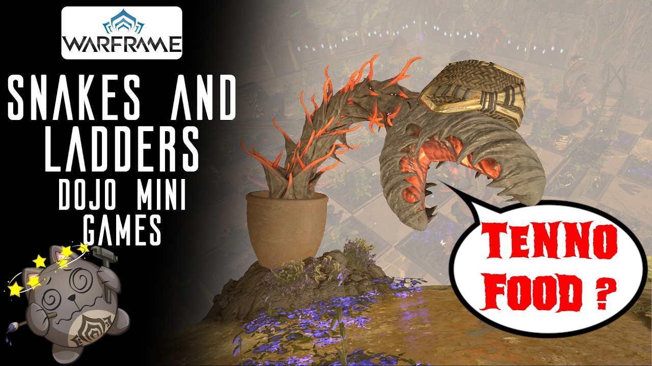 Warframe Dojo Mini Games Snakes and Ladders - YouTube