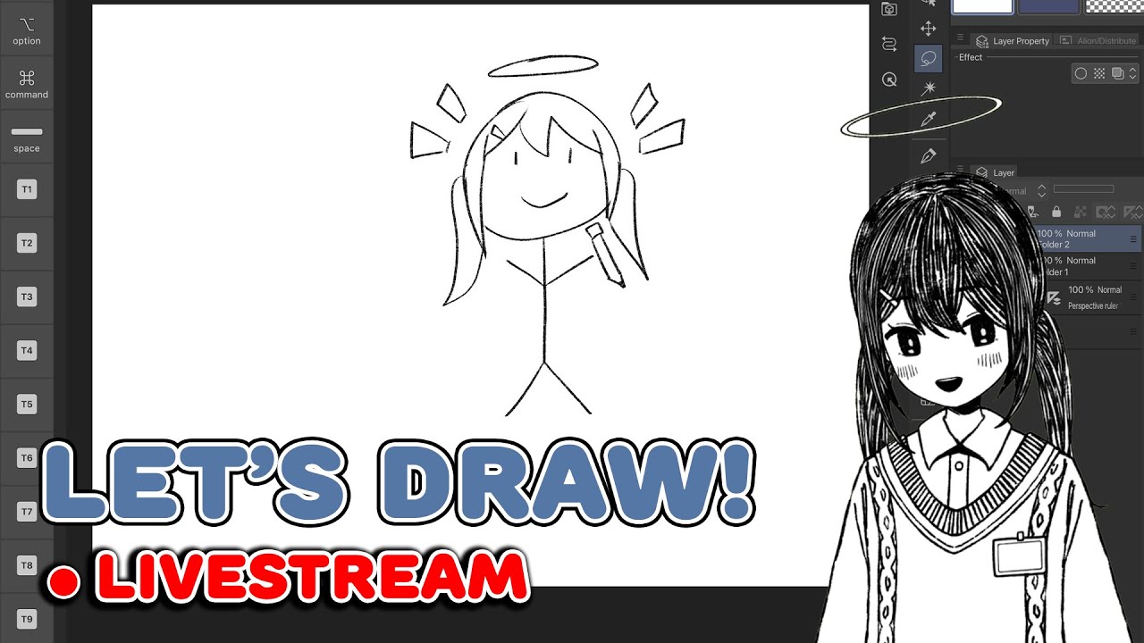 【Art Stream】I doodle and talk - YouTube