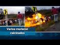 Incendio en camión con gasolina deja 7 muertos y 40 lesionados en Colombia