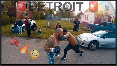 DETROIT guns down gloves up Marcus Maulding vs Jos...