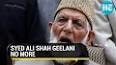 Video for syed ali geelani separatist leader in kashmiri