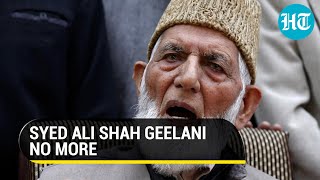 Kashmiri separatist leader Syed Ali Shah Geelani dies, PDP’s Mehbooba Mufti sends condolences