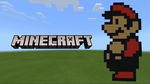 Super Mario Pixel Art | Super Mario Bros. 3 Pixel Art in Minecraft