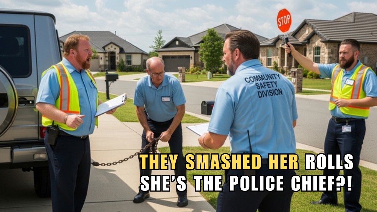 They Destroyed My Wife’s New Rolls-Royce… Then Found Out She Was the New Police Chief