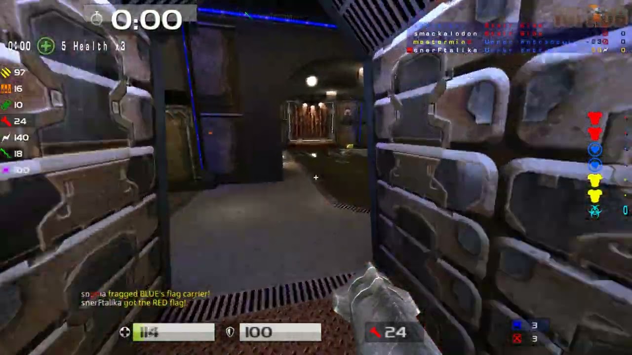 Quake Live: 1hp overtime cap