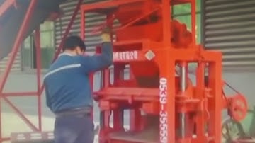 QTJ4-35 Block Making Machine Demo