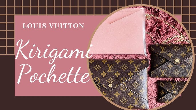 2021 New Louis Vuitton By the Pool Trio KIRIGAMI Pochette Full Set M80377  Pink