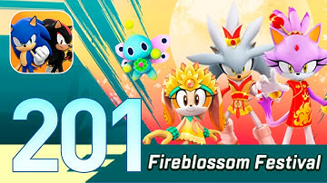 Sonic Forces: Gameplay Walkthrough Part 201 - Fireblossom Festival! (iOS, Android)