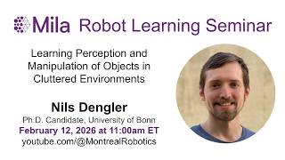 Nils Dengler - Learning Perception and Manipulation of Objects in Cluttered Environments