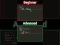 Python Program to Check Armstrong Number beginner vs advanced #programming #coding #python
