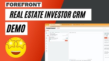 Forefront CRM for Real Estate Investors Demo