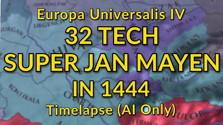 EU4 but Jan Mayan has 32 tech in 1444  | The Bear Has Landed | AI Timelapse