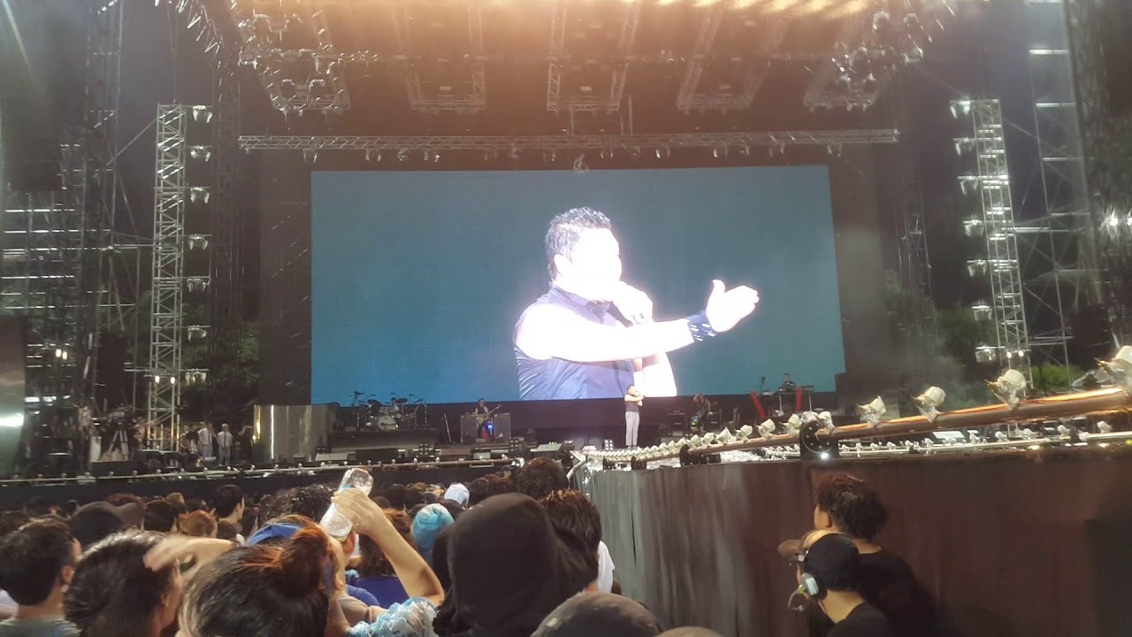 170805 싸이 흠뻑쇼 마무리 멘트 by-fanPD - YouTube