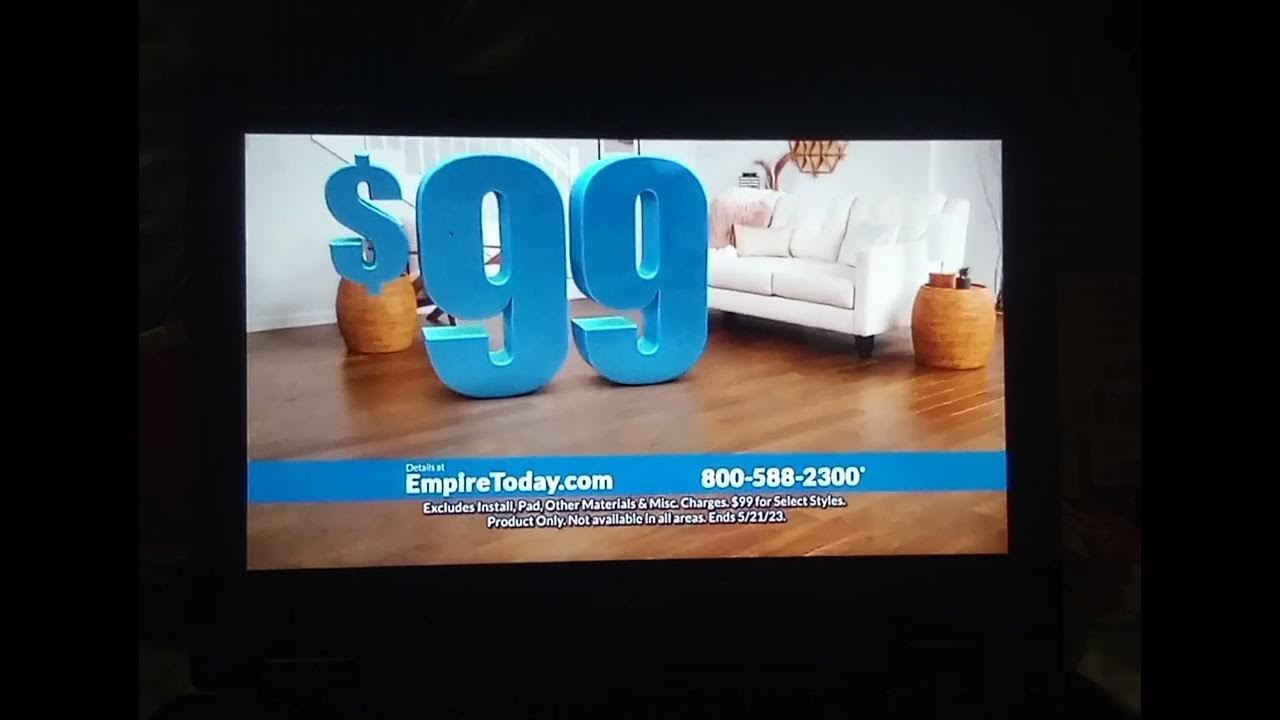 Empire Today Commercial April 2023 Huge Carpet, Hardwood and Laminate