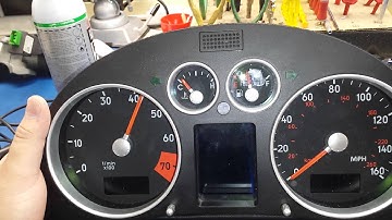 Audi TT Cluster - Fuel Gauge Testing