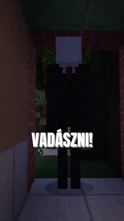 Ez a Mod Slendermant Rak a Játékba! | #shorts #minecraft #magyar