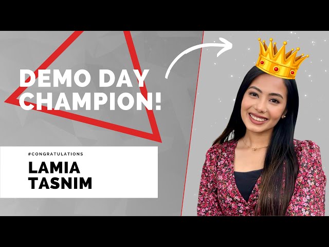 Demo Day Champion Highlight Of The Night | Lamia Tasnim Demo Of Statflo | Tech Sales Competition