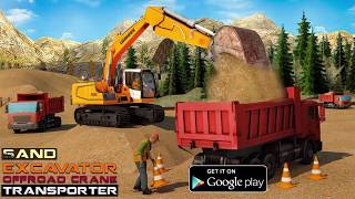 Sand Excavator Offroad Crane Transporter screenshot 1