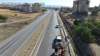 Bünyan Girişi Doğalgaz Çalışması