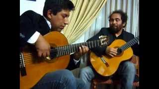 Guitarra peruana: Vals "La Idolatría" de Oscar Molina- Mario Orozco y Alejandro Velásquez Jr. chords