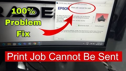 Print Job Cannot be Sent | Printer page not printing | How To Fix Page Not Printing Problem 2025