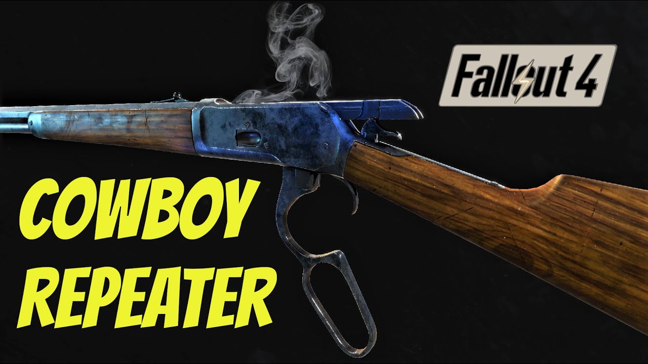 New Vegas Cowboy Repeater Fallout 4 Weapon Mods Pc Youtube