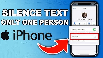 How to Silence Text Notifications for One Person on iPhone - Full Guide 2024