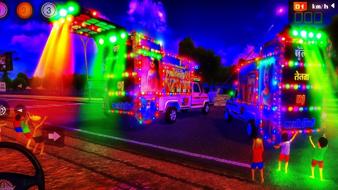 छोटे-छोटे बच्चों की डीजे डांस वाली पार्टी ! DJ party !DJ pickup game ! Bus Simulator Indonesia game