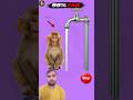 Can You Give Water to the Thirsty Monkey? 🐵💧 | 99% Fail! #Shorts