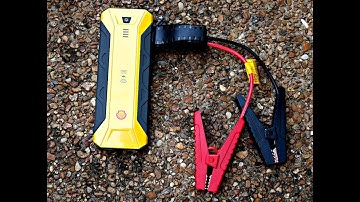 Starting a vehicle with the Shell Portable Lithium Jump Starter