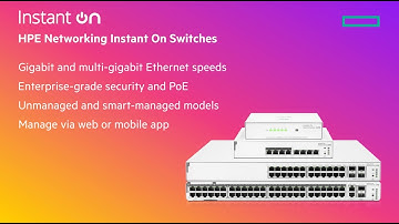 HPE Networking Instant On Switch Series
