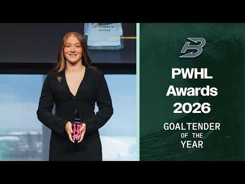 PWHL Awards 2026 | Goalie of the Year | Aerin Frankel