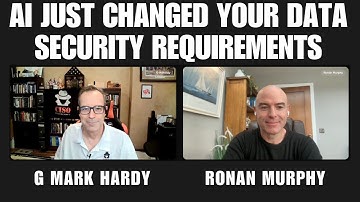 #251 - AI heeft zojuist de vereisten voor gegevensbeveiliging gewijzigd met Ronan Murphy