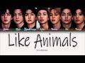 BTS Like Animals ПЕРЕВОД НА РУССКИЙ Color Coded Lyrics