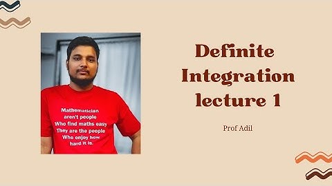 Class 12 definite integration lecture 1 ex 4.1