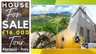 Italian Property for sale in Abruzzo, Panoramic Views, Terrace | Cheap Houses in Italy |Virtual Tour