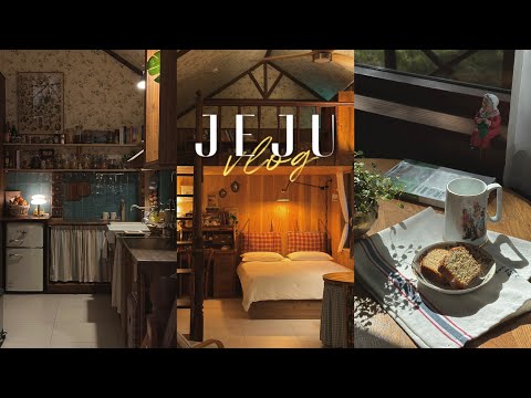 제주 동쪽 여행 브이로그 ep.1 | 인생숙소🏡 | 밖순이가 집순이가 되. | 치타델레, 우진제비오름, 갈치솥밥, 사슴책방, 우진해장국