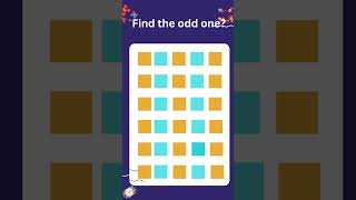 A fun challenge! Can you find the odd-colored square#quiz #shorts #ytshorts #trendingriddles