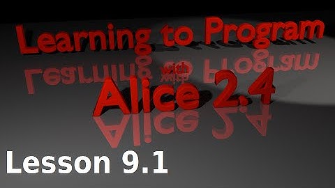 Alice Tutorial 2.4 Lesson 9.1 - Importing Sounds