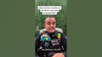 ¿Que se hace si un semáforo está parpadeando?  #fyp