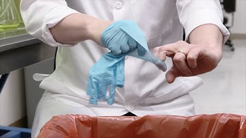 Lab Safety - Correct Glove Removal Technique