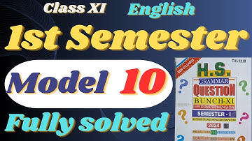 1st Semester English Model Set 10 💥, Class 11 Question Bunch Duff & Dutt 💥,  40 এ 40 পাবে ই 💥,