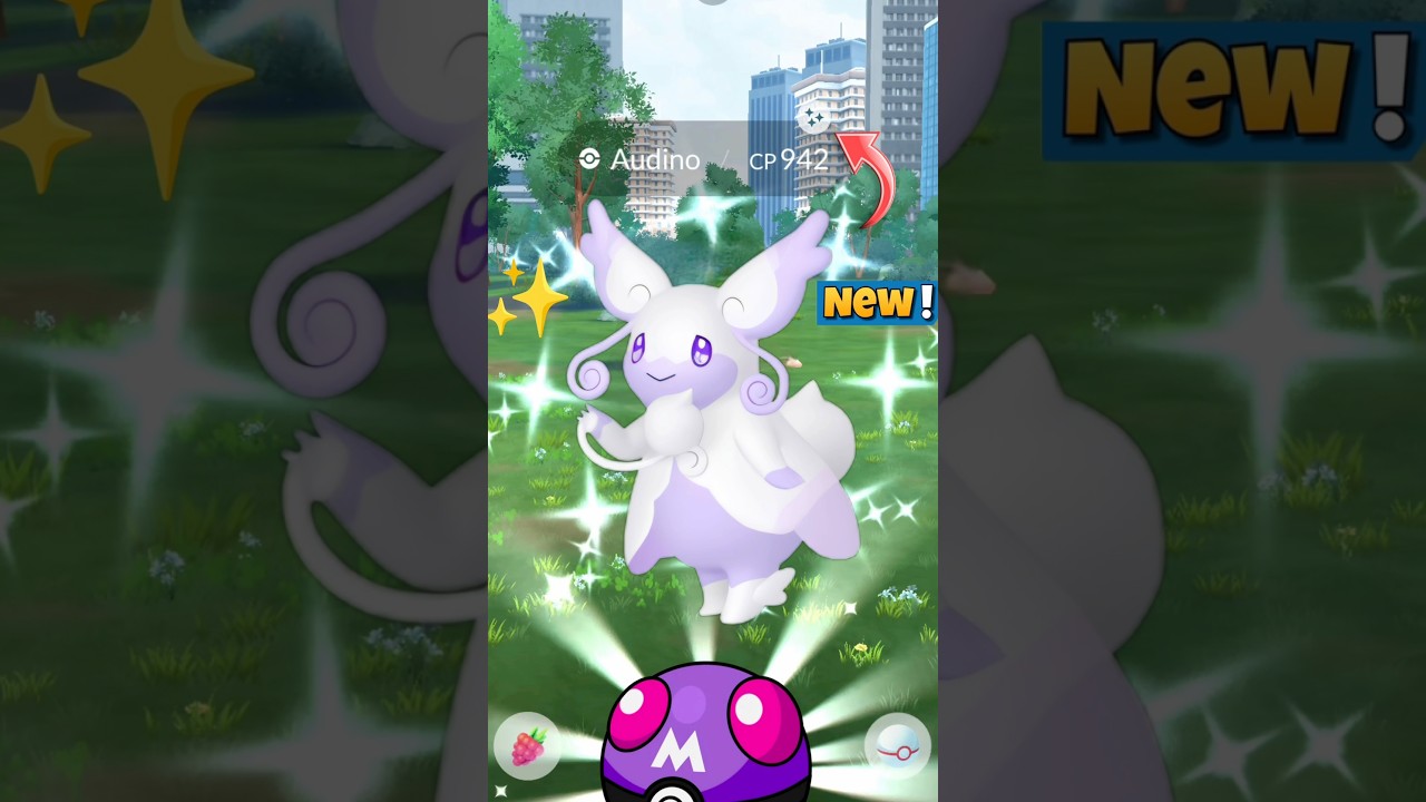 Getting Lucky With✨️Shiny Mega Audino Raid in 