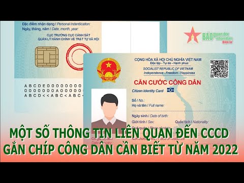 Video Một số thông tin liên quan đến CCCD gắn chíp công dân... - youtube
