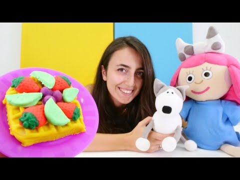 Hamur Oyun Videosu. Smarta Için Play-Doh'tan Waffle Yapalım!